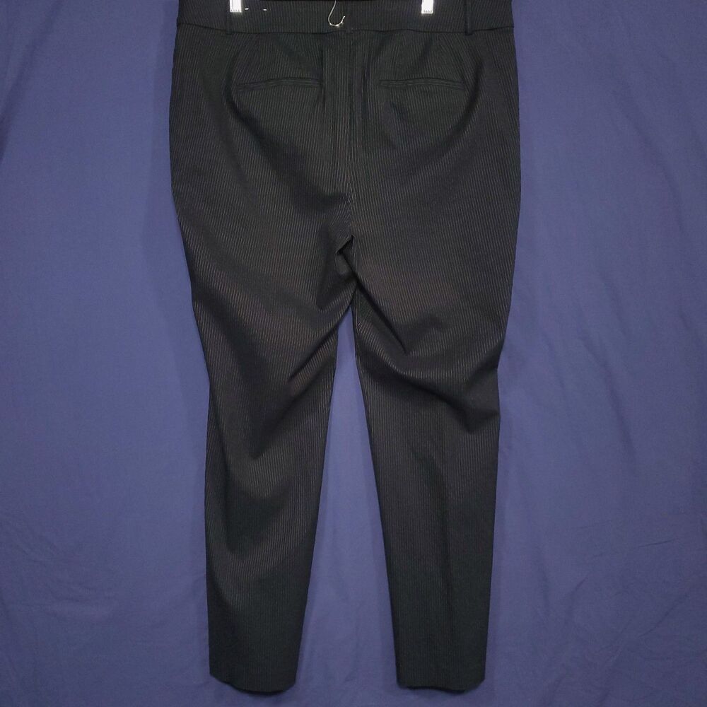 Lane Bryant Black Pin Stripe Dress Pants Trousers Size 18 Regular "The Allie" - Picture 4 of 14